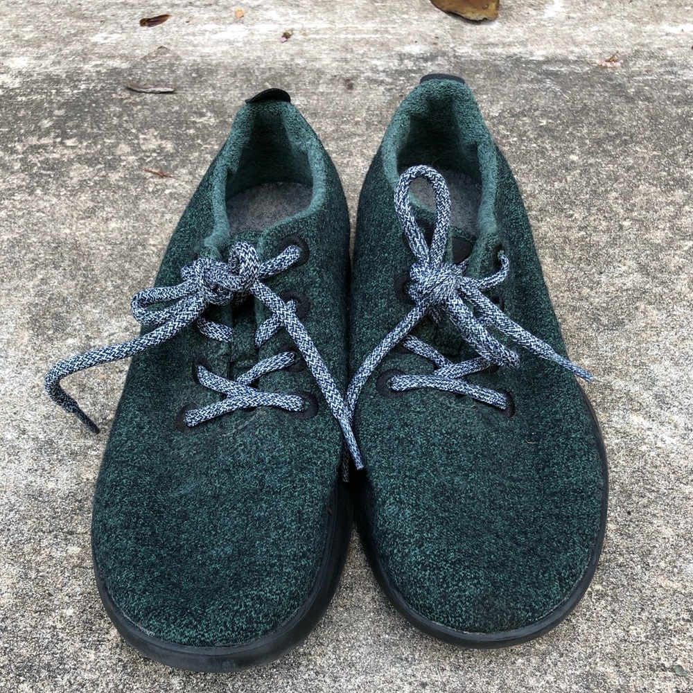 Green Allbird Tennis Shoes
